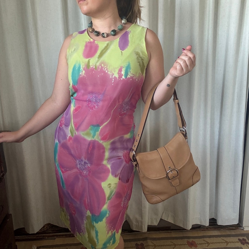 Carol Anderson California Vintage Silk Dress • Size: M
